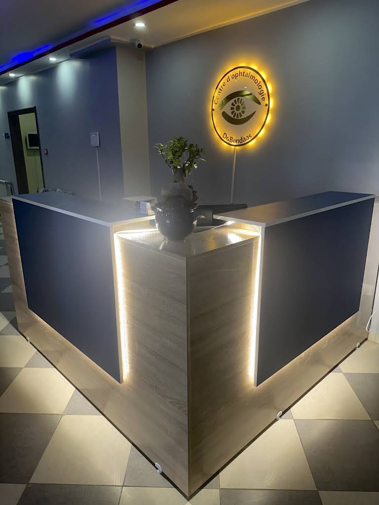 Centre d’ophtalmologie Dr Bendaas — accueil, octobre 2025