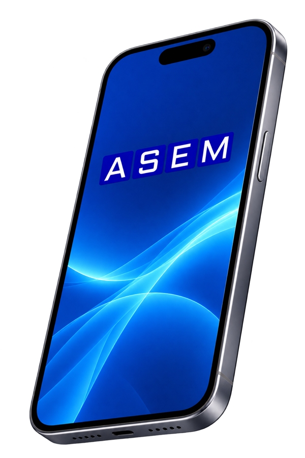 عرض تطبيق ASEM على الهاتف