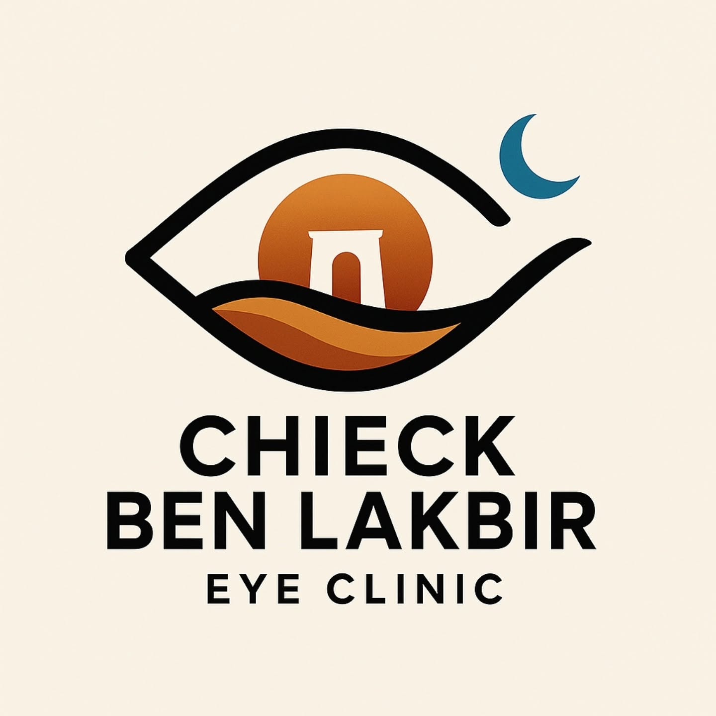 Chieck Ben Lakbir Eye Clinic — logo officiel publié par l’établissement.
