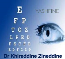 Visuel d’identité professionnelle du cabinet du Dr Zineddine Khireddine.