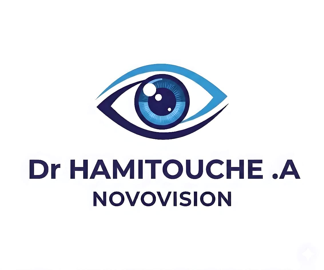 Logo officiel NOVOVISION du Dr Hamitouche — publication professionnelle du cabinet.