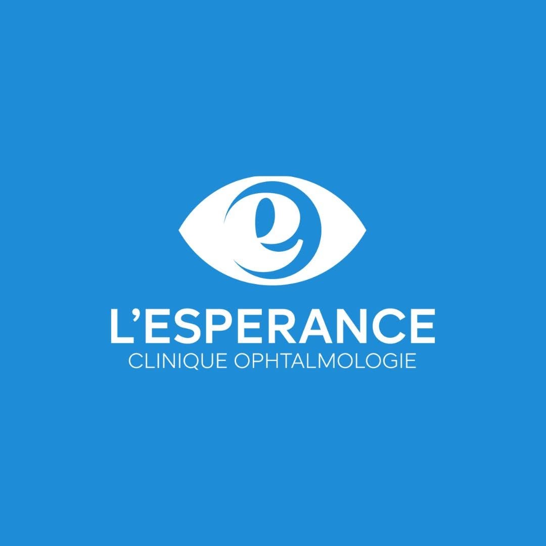 Logo institutionnel de la clinique ophtalmologique L’Espérance, publication officielle du 5 décembre 2023