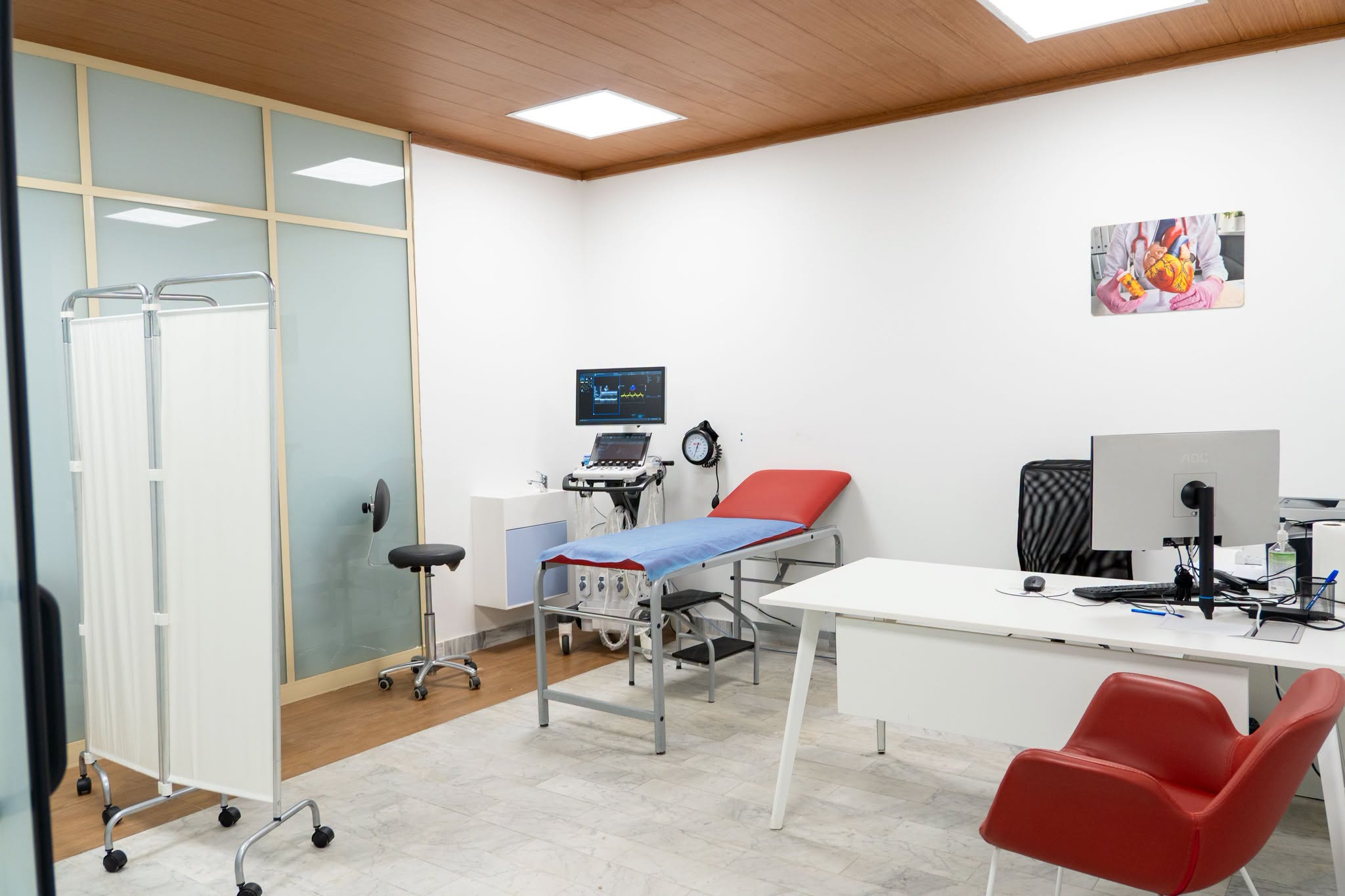 Salle de consultation de l’hôpital privé Naila