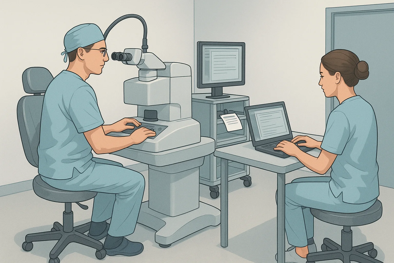 Nd:YAG–SLT Laser Operating Pathway: Organising the Workflow Without Assuming Device Functions